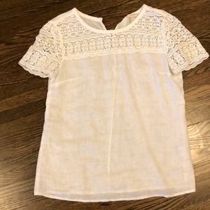 Jcrew Linen Blouse- Size 0